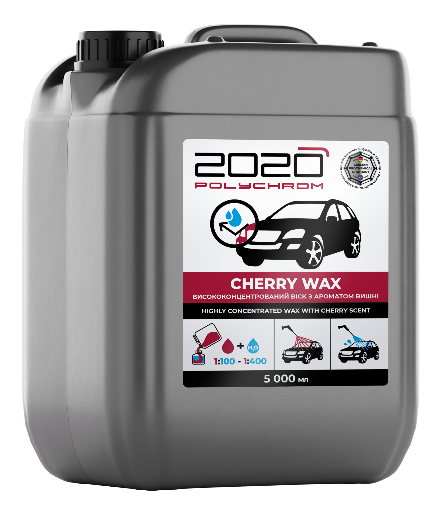 ERITTÄIN TIIVIS VAHA KIRSIKKA "Polychrom 2020 CHERRY WAX", 5l