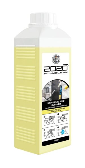 Yleinen hapan pesuaine happamalla pH-arvolla "Polychrom 2020 Acid Cleaner", 1L