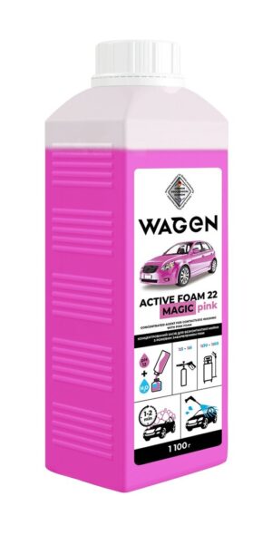 KESKITETTY AINE KOSKETUKSETTA PESEEN PINKKI VAHA, Esipesu "Polychrom 2020 Active Foam 22 pink" 1,1 kg