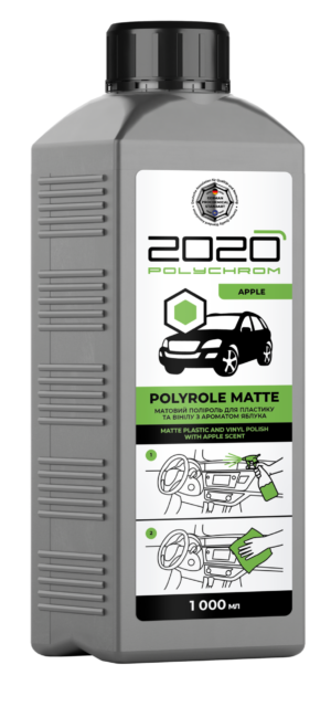Matta muovi- ja vinyylikiillotusaine, omenan tuoksuinen "Polychrom 2020 "POLYROLE MATTE", 1 l.